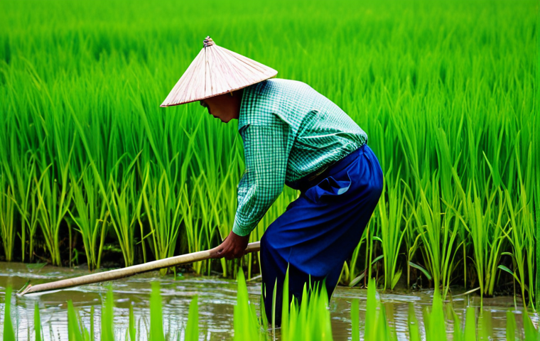팔레스타인과 이슬람 금융 - **Prompt:** A Thai businesswoman in a modest, elegant silk dress, standing confidently in front of t...