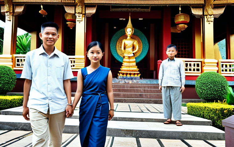 팔레스타인과 이슬람 금융 - **Prompt:** A professional Thai farmer in traditional clothing, working in a lush green rice paddy f...